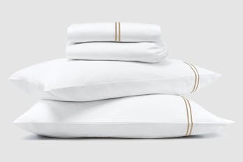 Embroidered Sateen Sheet Set
