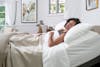 Memory Foam Hybrid Mattress model laying